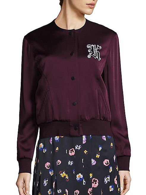 Christopher Kane - Cady Cropped Bomber Jacket