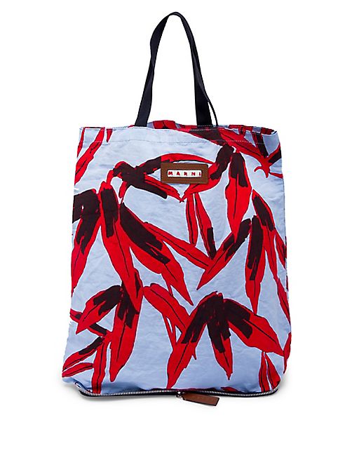 Marni - Printed Canvas Tote