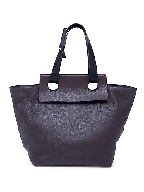 Marni - Leather Shopping Bag