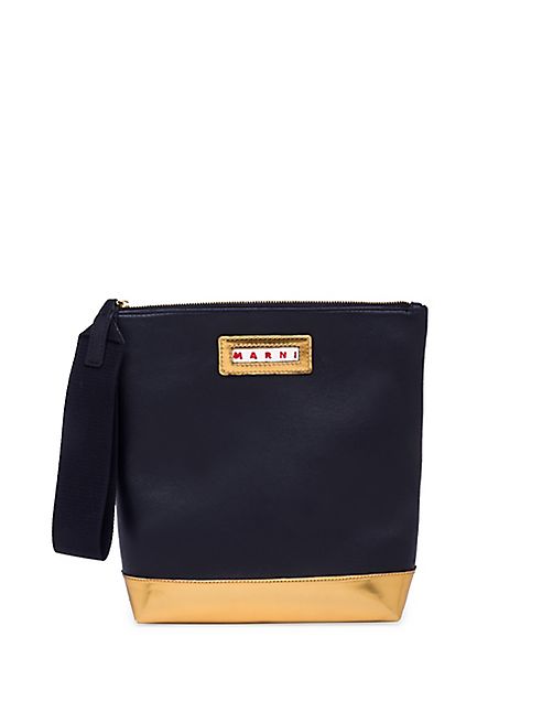 Marni - Two-Tone Leather Pouch