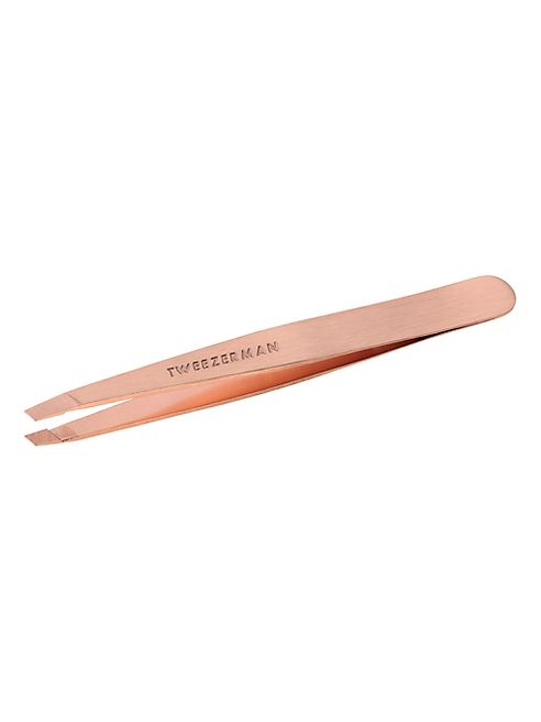 Tweezerman - Stainless Steel Slant Rose Gold Tweezer