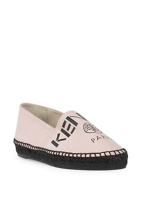 KENZO - Uni Logo Espadrille Flats