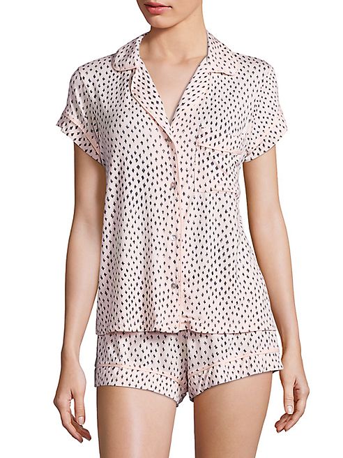 Eberjey - Sketchy Spots Short Pajama Set