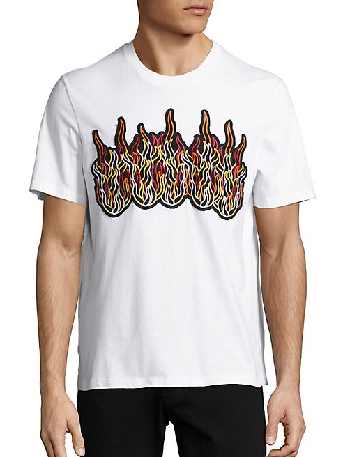 MSGM - Fire-Printed Tee