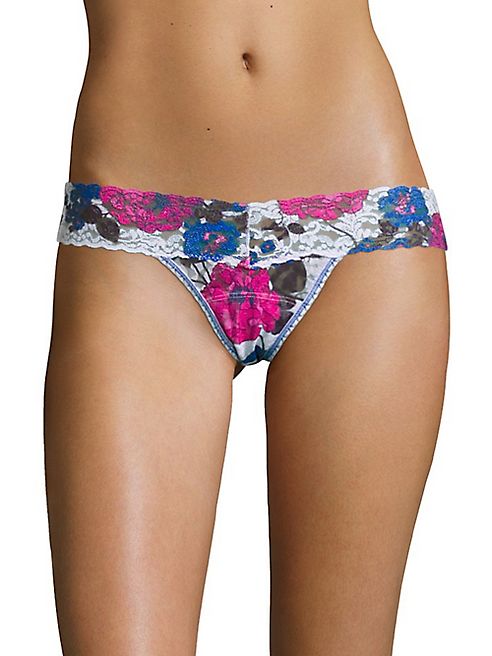 Hanky Panky - Floral Low-Rise Thong