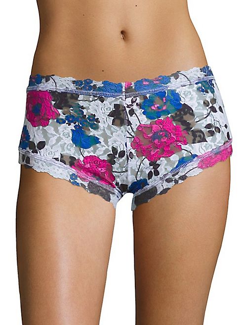 Hanky Panky - Floral Mid-Rise Boyshorts