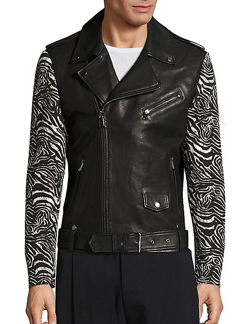 LES BENJAMINS - Dancers of the Sand Zaire Leather Moto Jacket