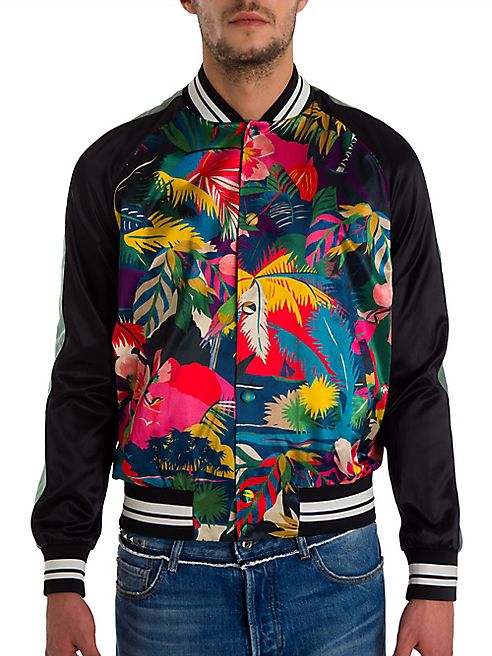 Valentino - Tropical Print Souvenir Jacket