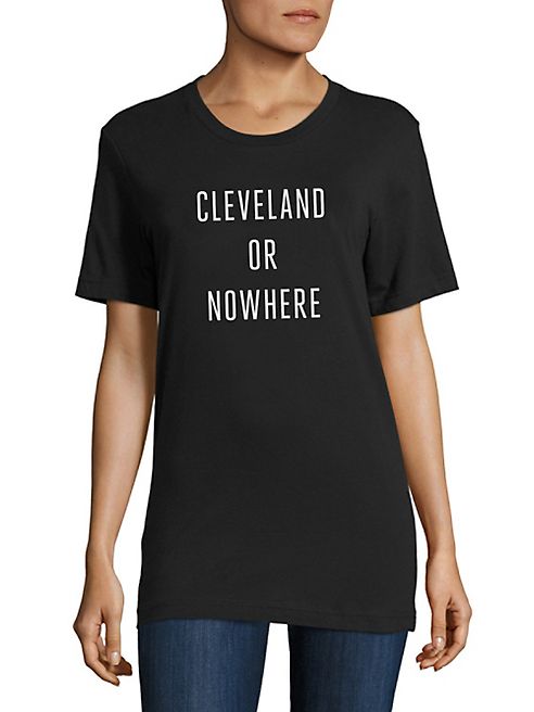 Knowlita - Cleveland Or Nowhere Cotton Graphic Tee