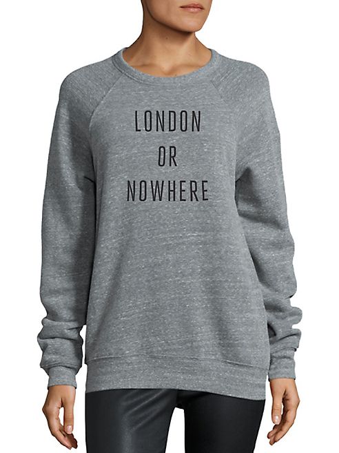 Knowlita - London Or Nowhere Graphic Sweatshirt