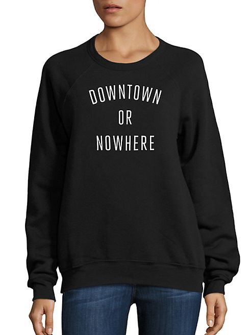 Knowlita - Downtown Or Nowhere Graphic Sweatshirt