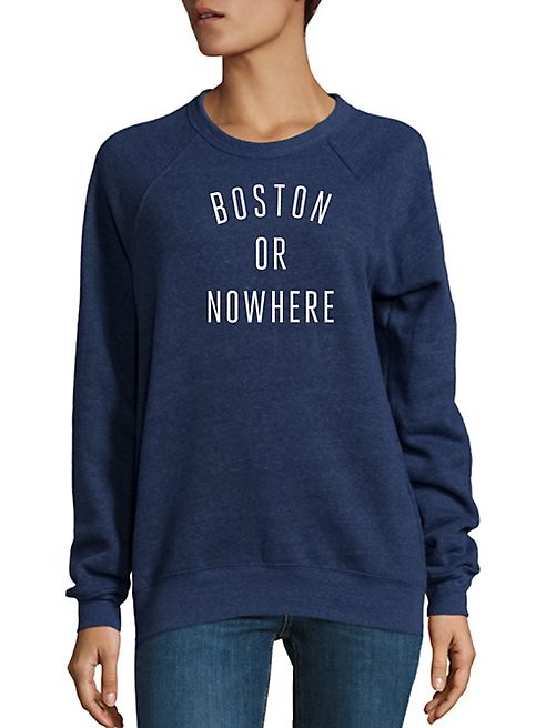 Knowlita - Boston Or Nowhere Graphic Sweatshirt