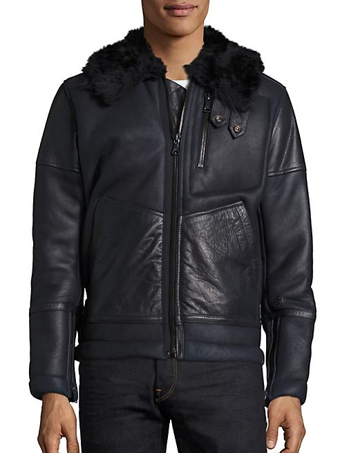 G-Star RAW - Premium Air Defense Shearling Jacket