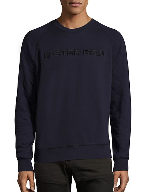 G-Star RAW - Tarev Quilted Sleeve Sweater