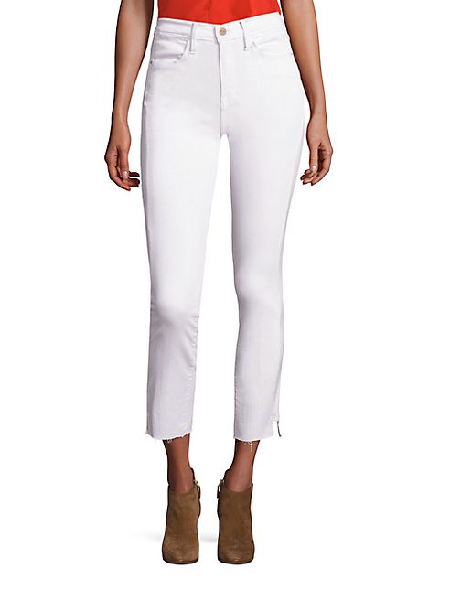 FRAME - Le High-Waist Step Hem Jeans