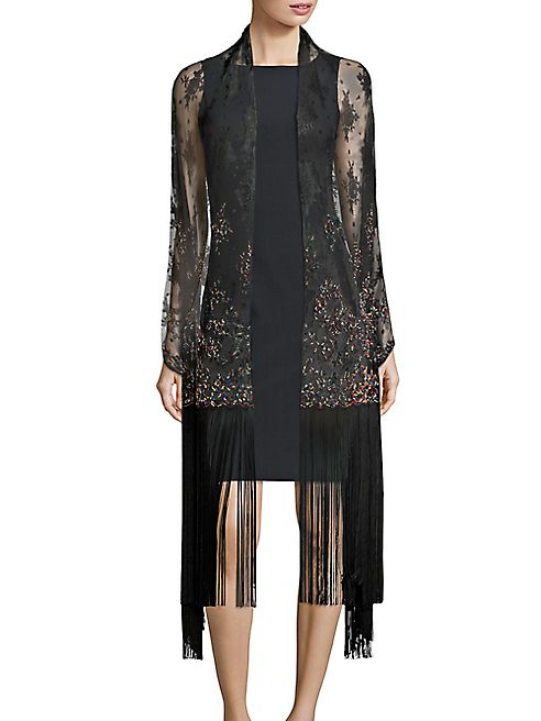 Valentino - Embroidered Lace Shawl