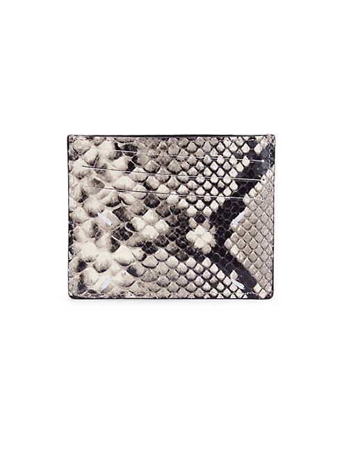 Maison Margiela - Python Leather Card Case