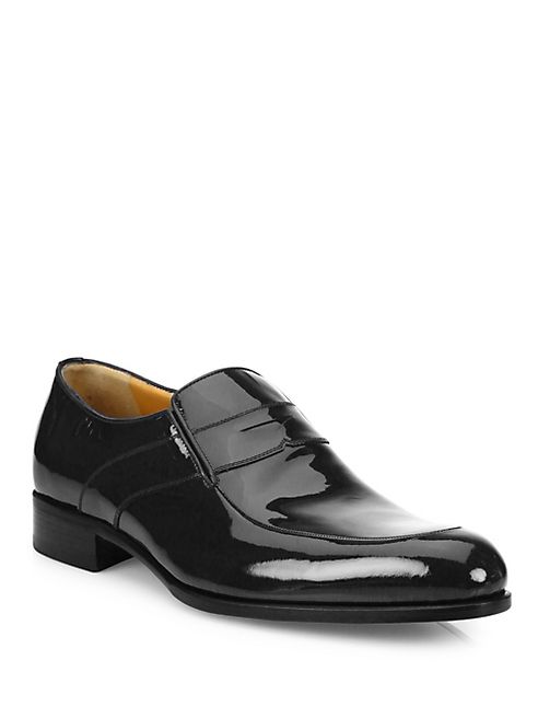 A. Testoni - Slip-On Patent Leather Shoes