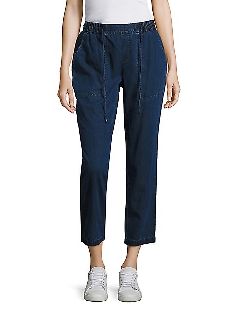 Eileen Fisher - Drawstring Ankle Jeans