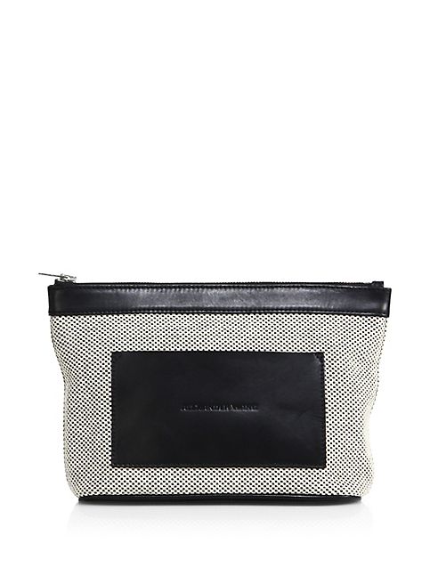 Alexander Wang - Checkerboard Patterned Zipped Pouch