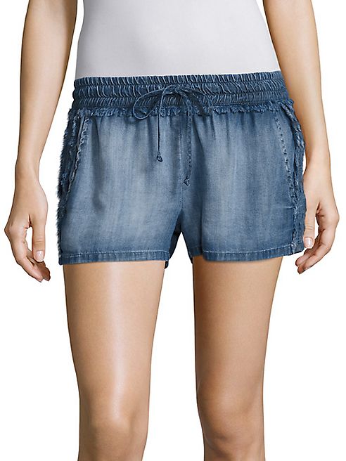 Bella Dahl - Fray Side Chambray Shorts