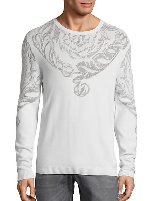 Versace Collection - Top Baroue Intarsia Sweater