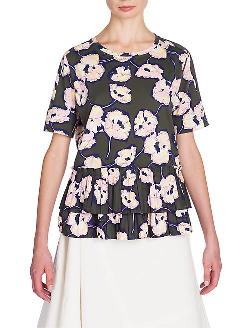 Marni - Printed Floral Tee