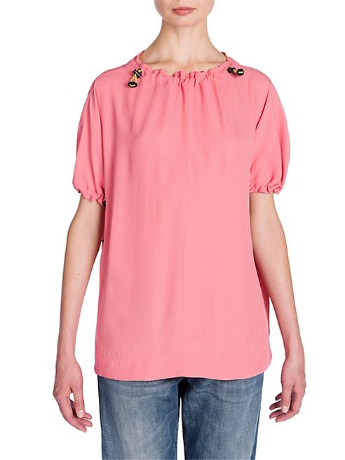 Marni - Solid Drawstring Top