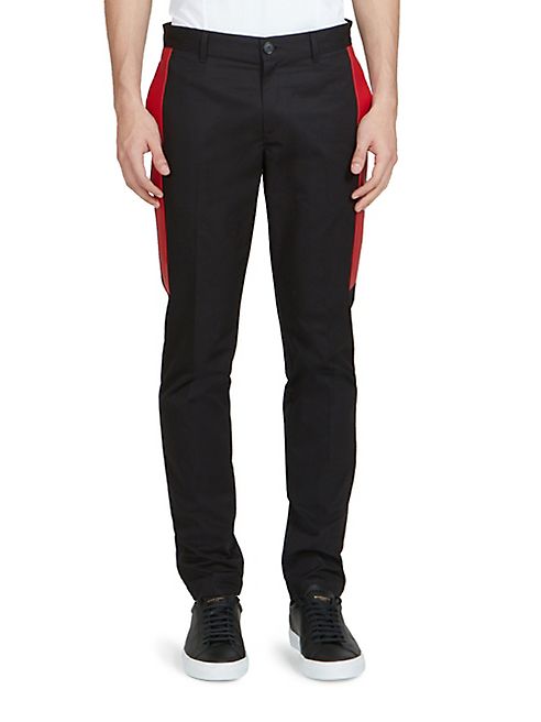 Givenchy - Stripe-Detailed Cotton Pants