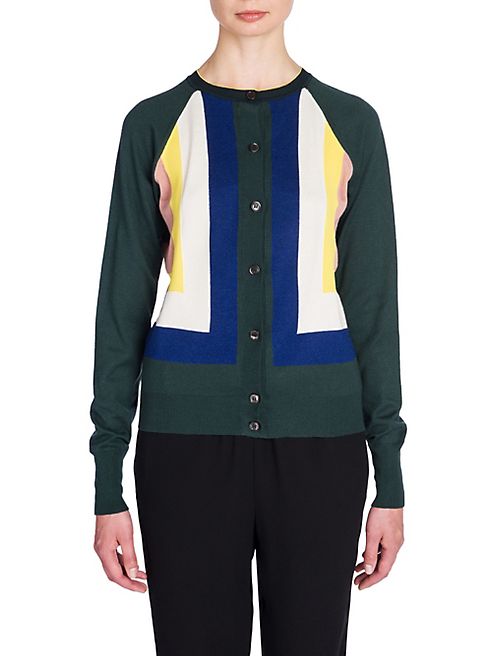 Marni - Wool Geometric Cardigan