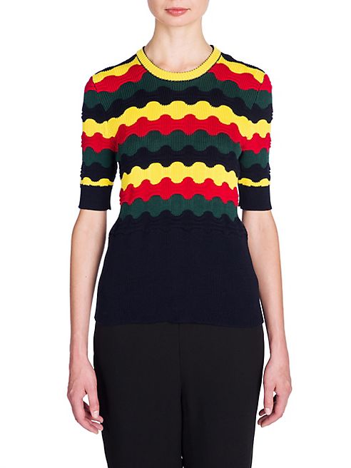 Marni - Striped Cotton-Blend Sweater