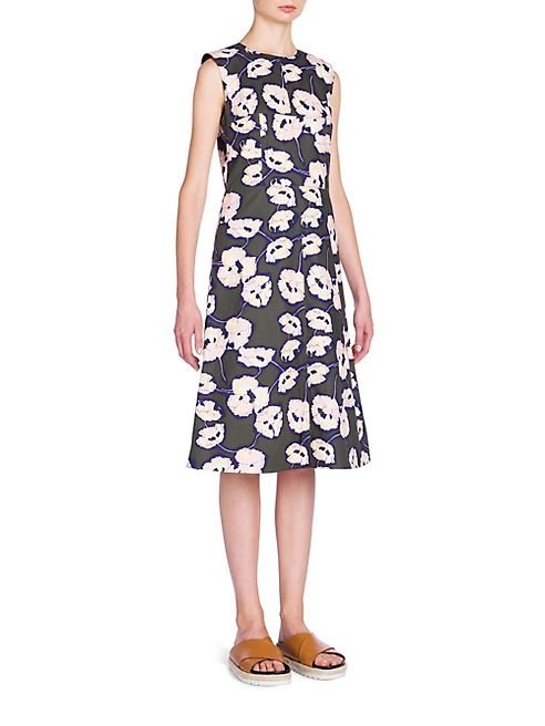 Marni - Sleeveless Floral Dress