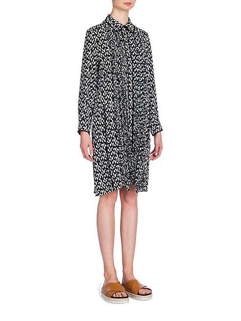 Marni - Printed Ruffle Dress