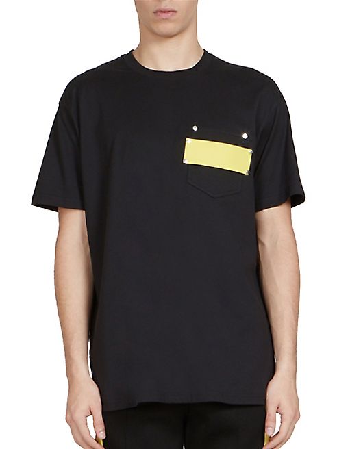 Givenchy - Leather Band Pocket Tee