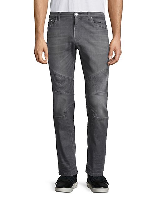 Versace Collection - Slim Fit Moto Jeans