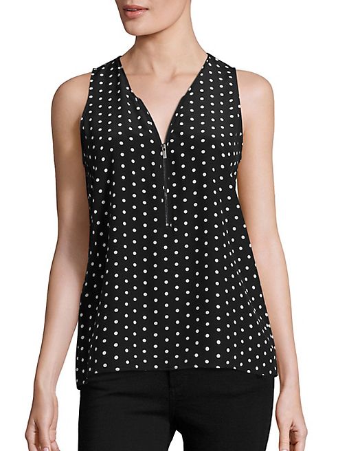 The Kooples - Polka Dot Silk Top