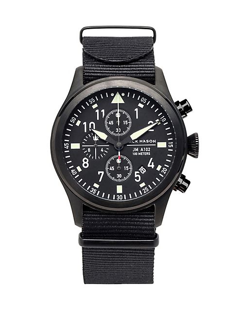 Jack Mason - Aviator Chronograph Strap Watch