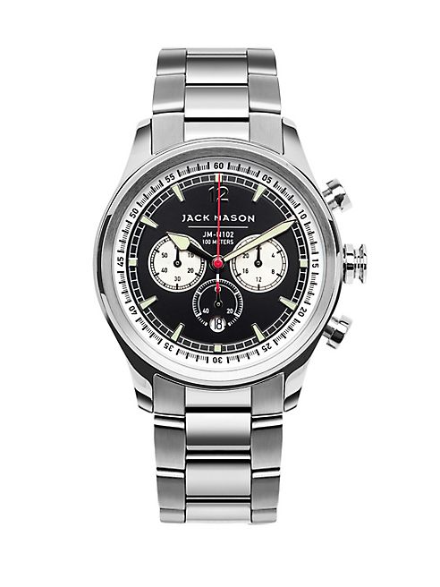 Jack Mason - Nautical Chronograph Stainless Steel Bracelet Watch