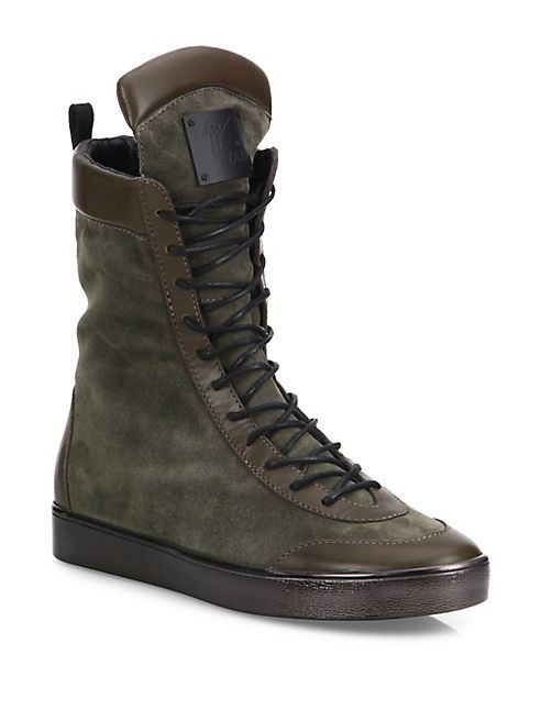 Giuseppe Zanotti - Giuseppe x Zayn Jaavad High-Shaft Leather Blend Boots