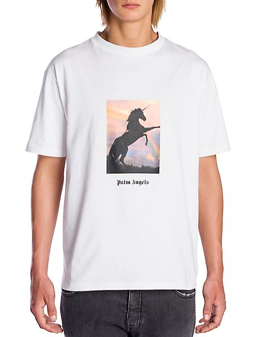 Palm Angels - Unicorn Graphic Printed Tee