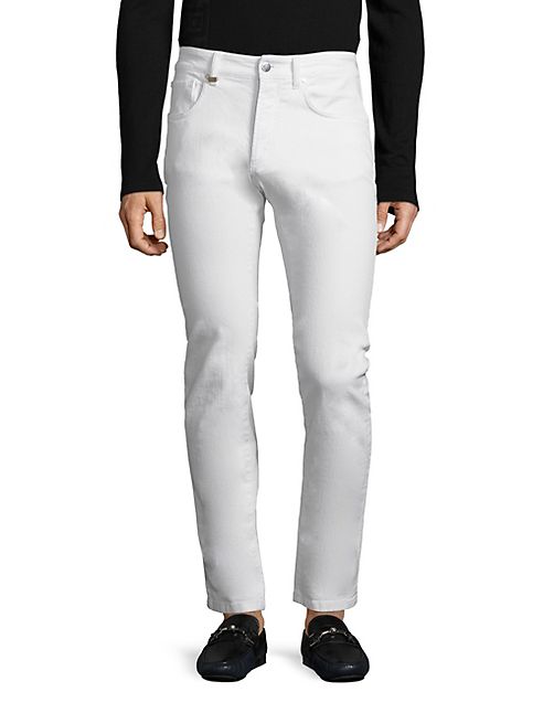 Versace Collection - Solid Regular-Fit Jeans