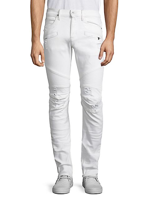 Hudson - Slim-Fit Biker Jeans