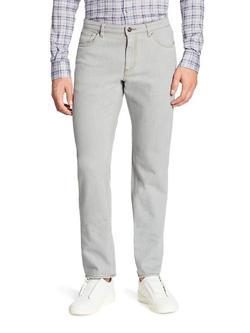 Ermenegildo Zegna - Five-Pocket Cotton Pants