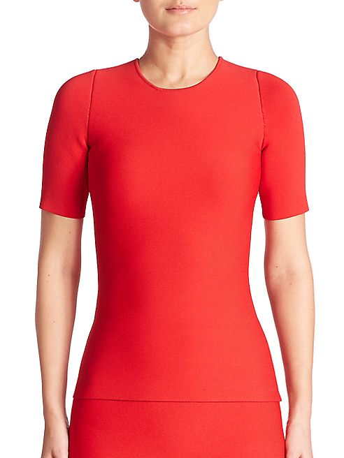 Alexander Wang - Short Sleeve Lace-Up Pullover