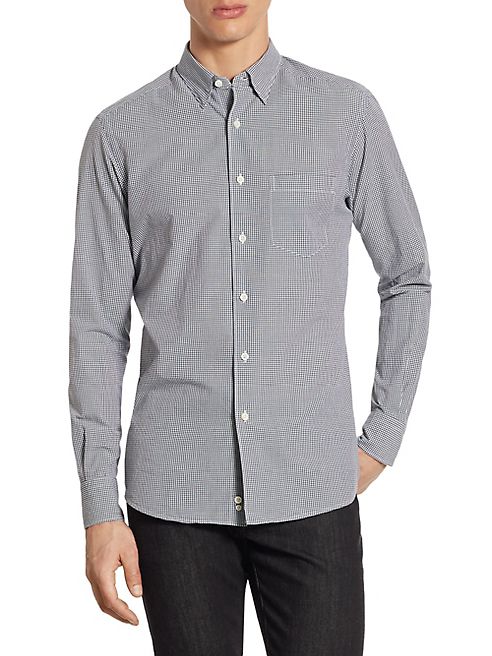 Ermenegildo Zegna - Small Gingham Pattern Shirt