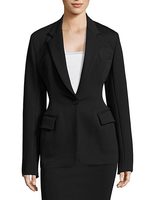 DKNY - Solid Notch Collar Jacket