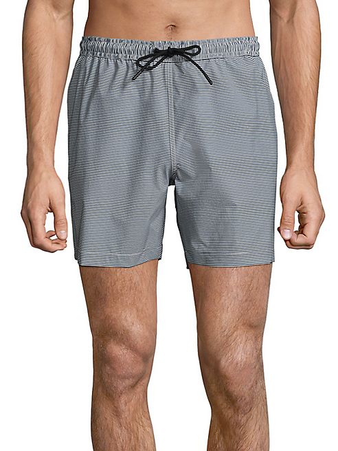 Theory - Cosmos Clymer Striped Swim Shorts