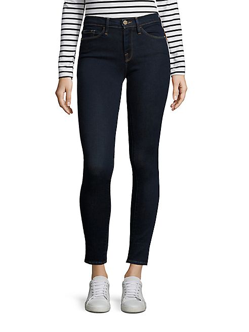 FRAME - Le Skinny De Jeanne Mid-Rise Skinny Jeans