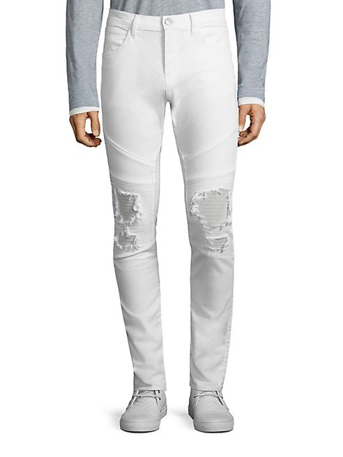 J BRAND - Bearden Moto Chop Jeans