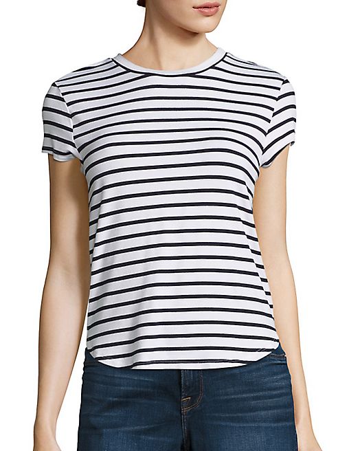 FRAME - Classic Crewneck Striped Top